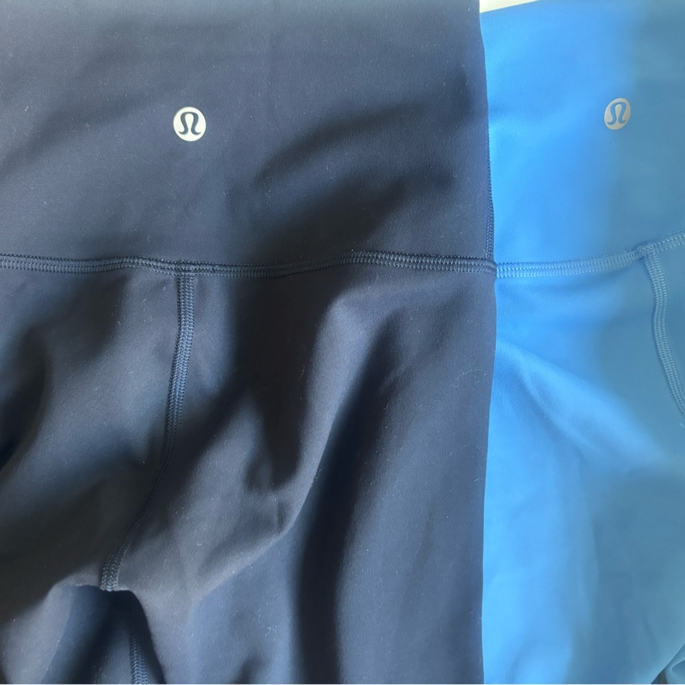 Lululemon Leggings Bundle – Navy & Periwinkle Blue – Size 0